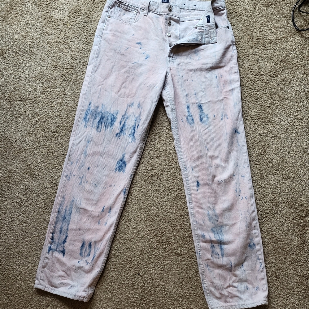 Gap Tie-Dye Denim Jeans, Size 12/ 31T